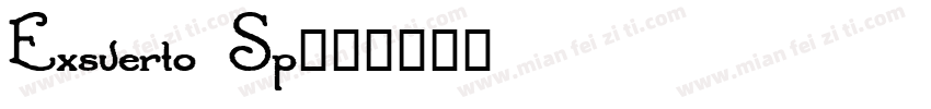 Exsverto Sp字体转换